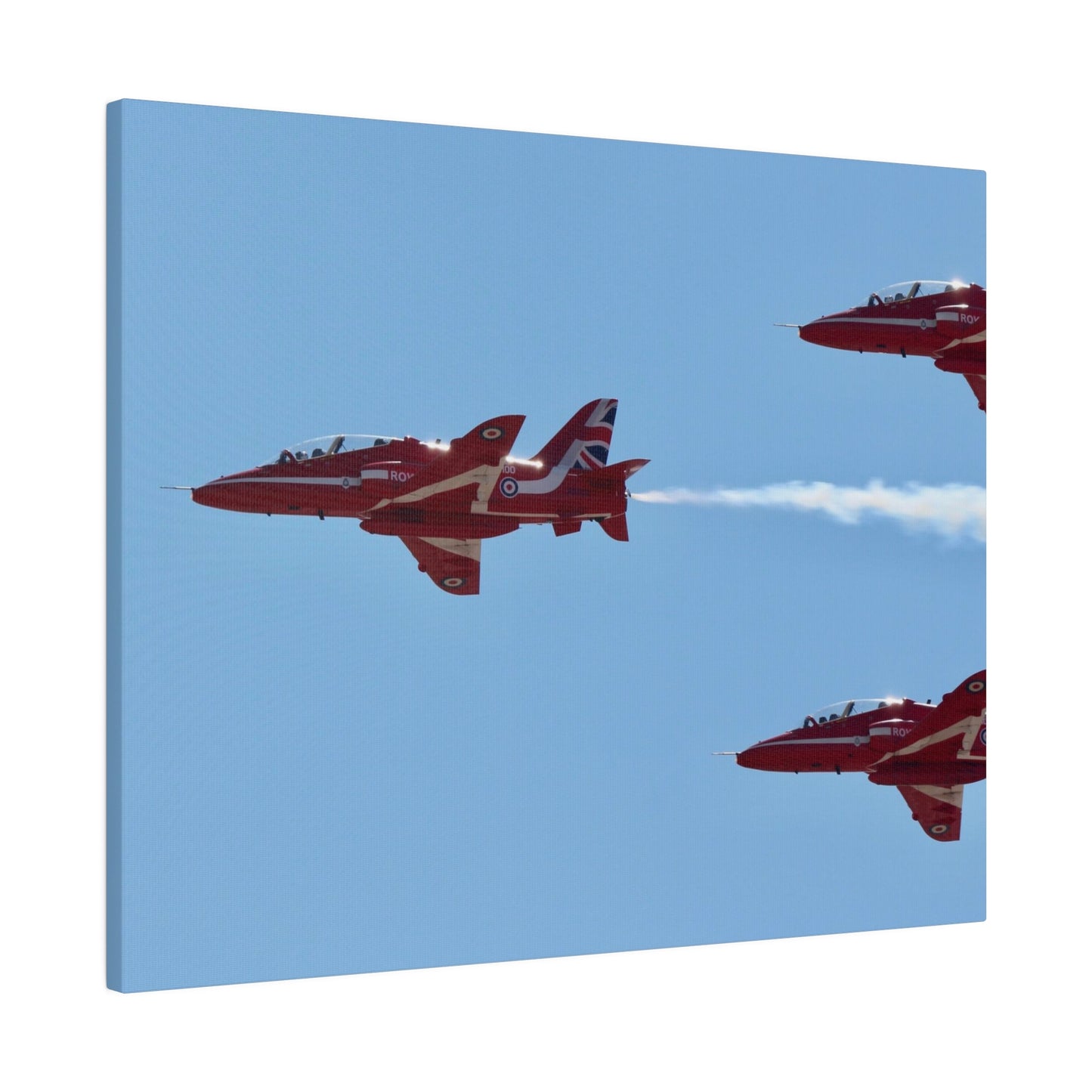 Red Arrows, Silverstone, Canvas Print - Matthew Webb Photography