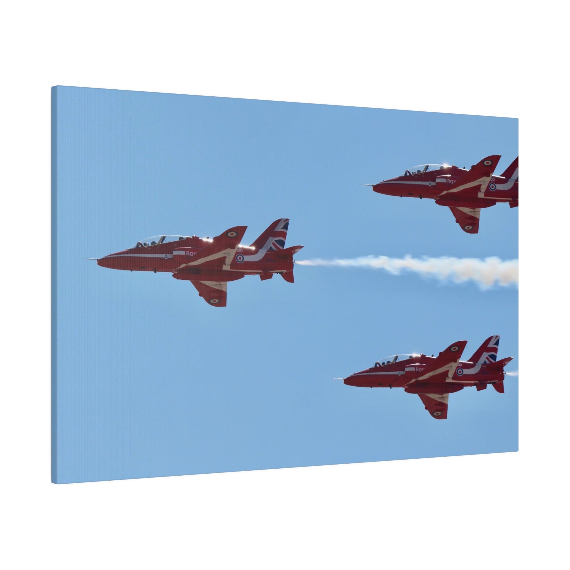 Red Arrows, Silverstone, Canvas Print - Matthew Webb Photography