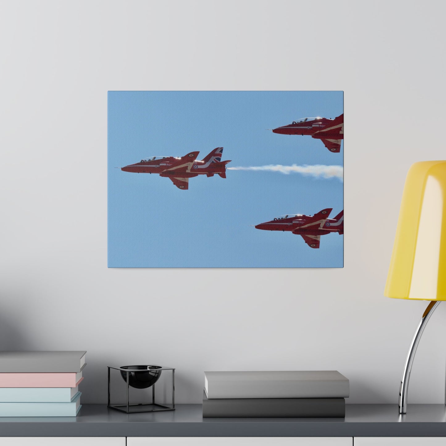 Red Arrows, Silverstone, Canvas Print - Matthew Webb Photography