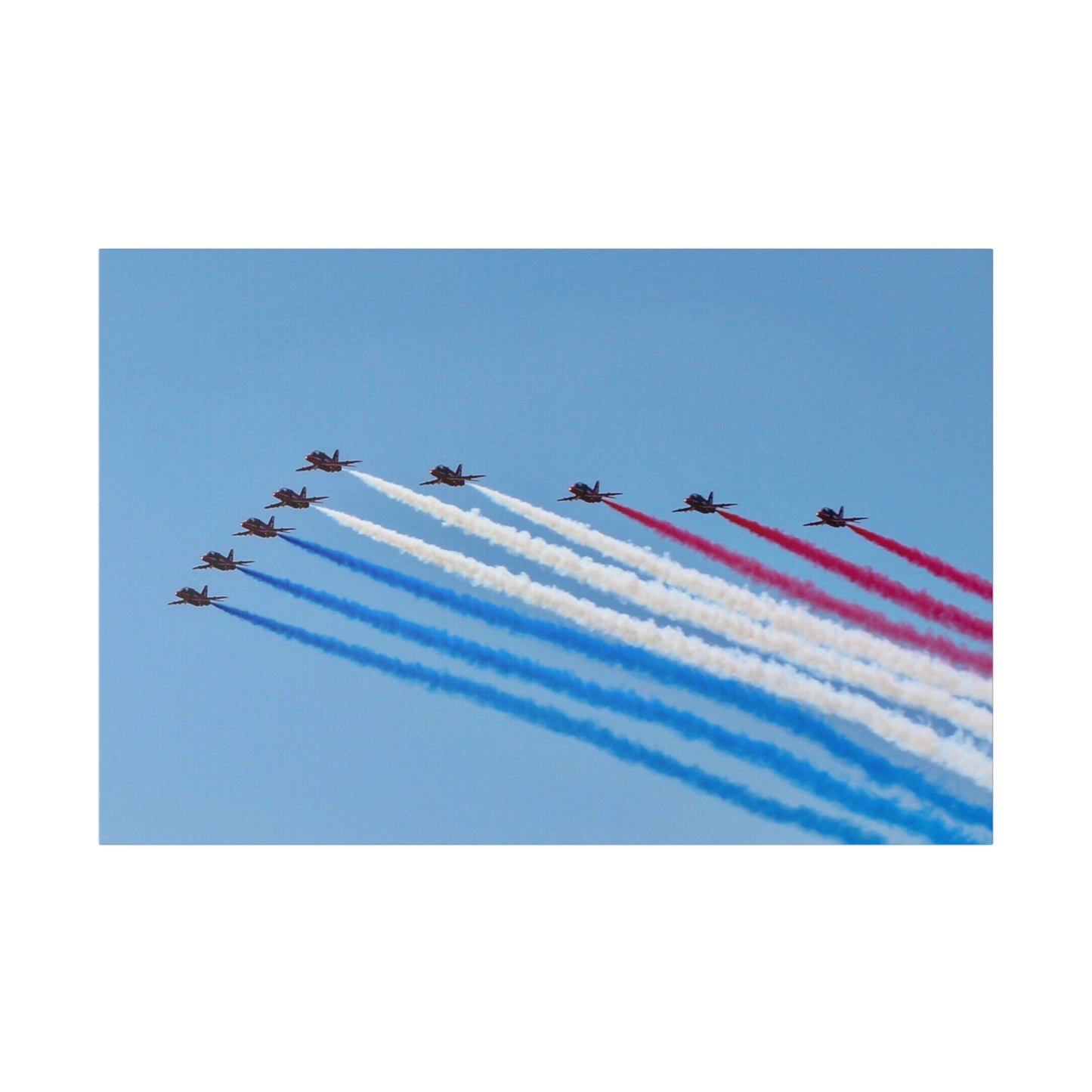 Red Arrows, Silverstone, Canvas Print - Matthew Webb Photography