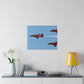 Red Arrows, Silverstone, Canvas Print - Matthew Webb Photography