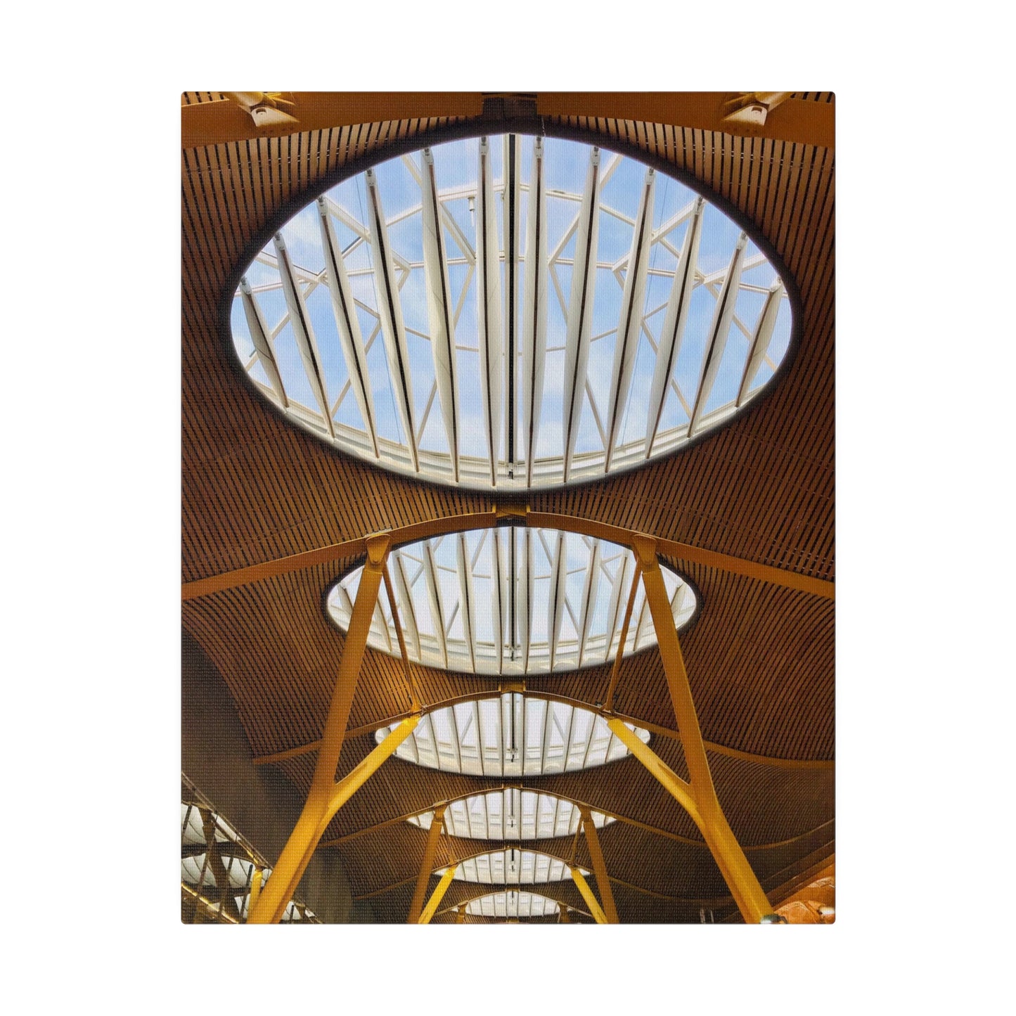 Barajas International Airport Madrid, Canvas Print - Matthew Webb Photography