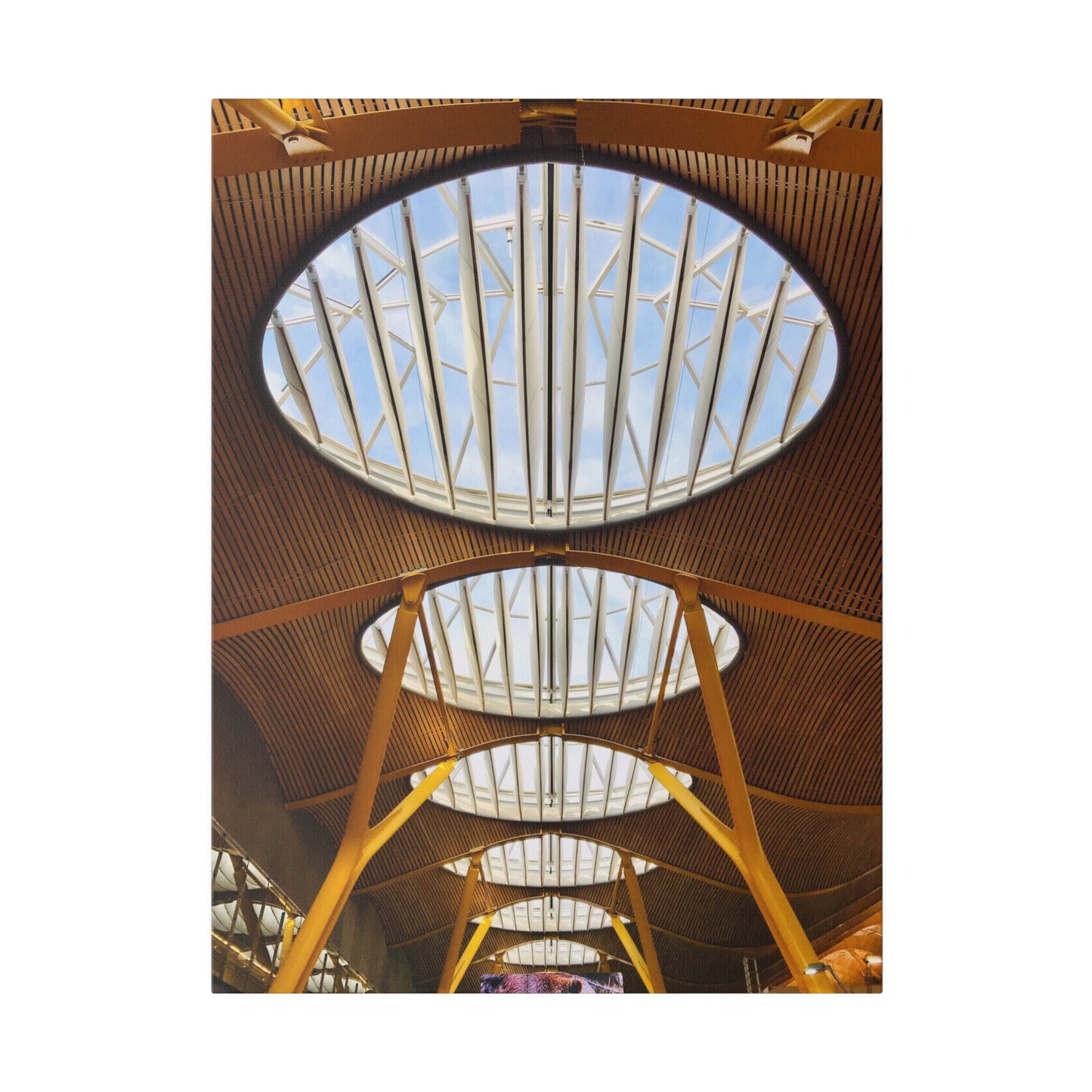 Barajas International Airport Madrid, Canvas Print - Matthew Webb Photography