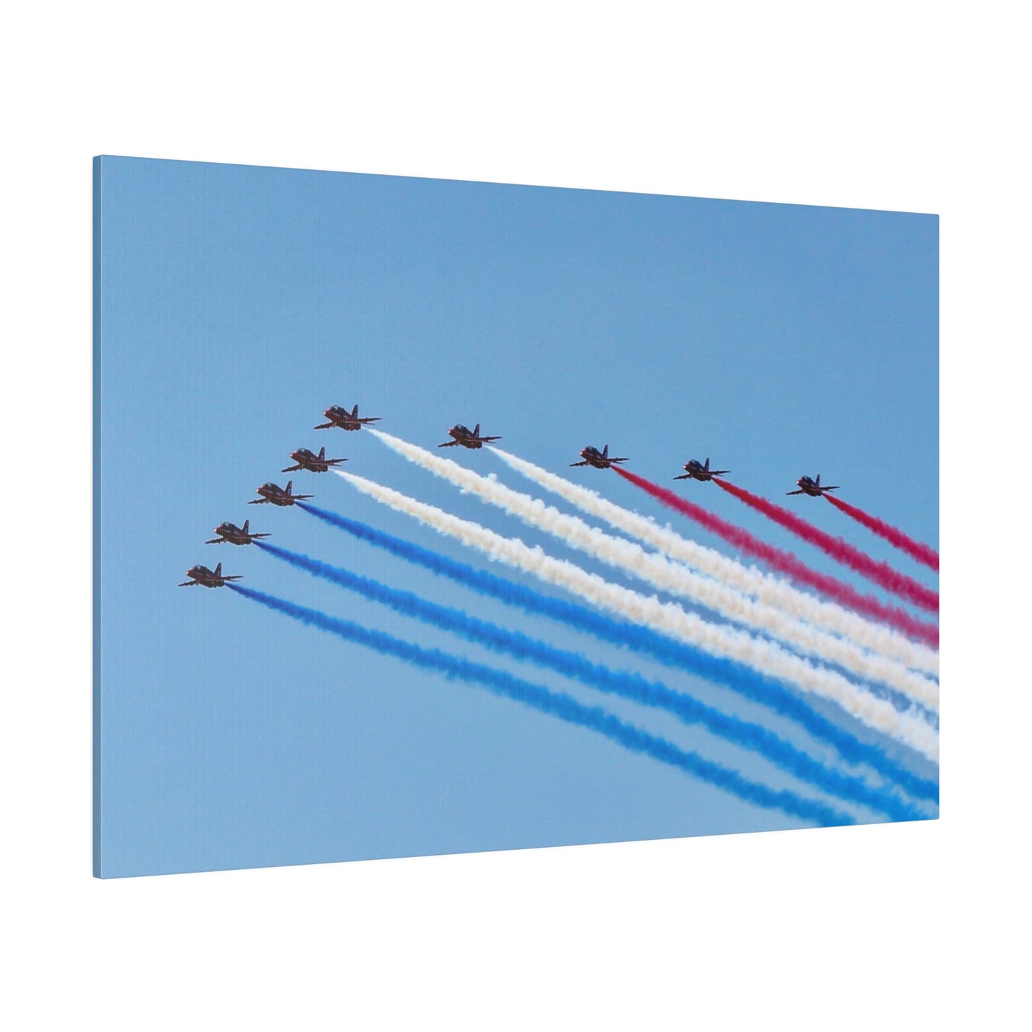 Red Arrows, Silverstone, Canvas Print - Matthew Webb Photography