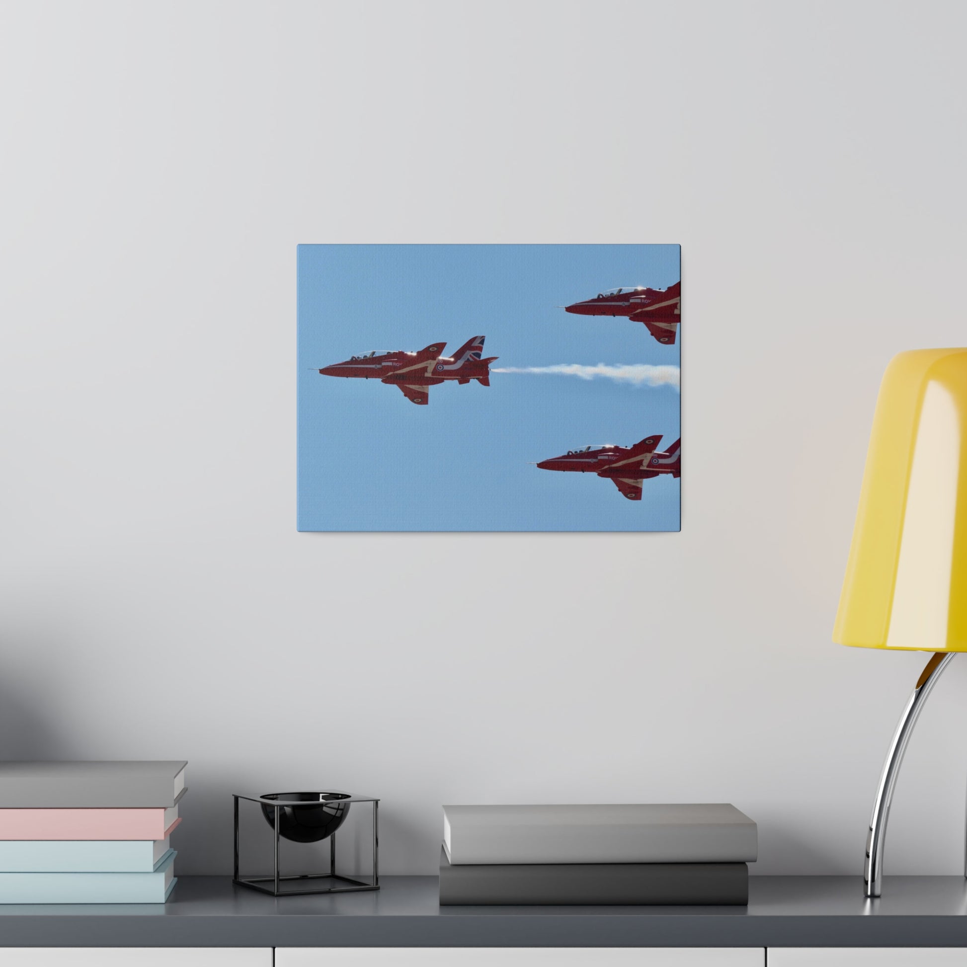 Red Arrows, Silverstone, Canvas Print - Matthew Webb Photography