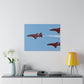 Red Arrows, Silverstone, Canvas Print - Matthew Webb Photography