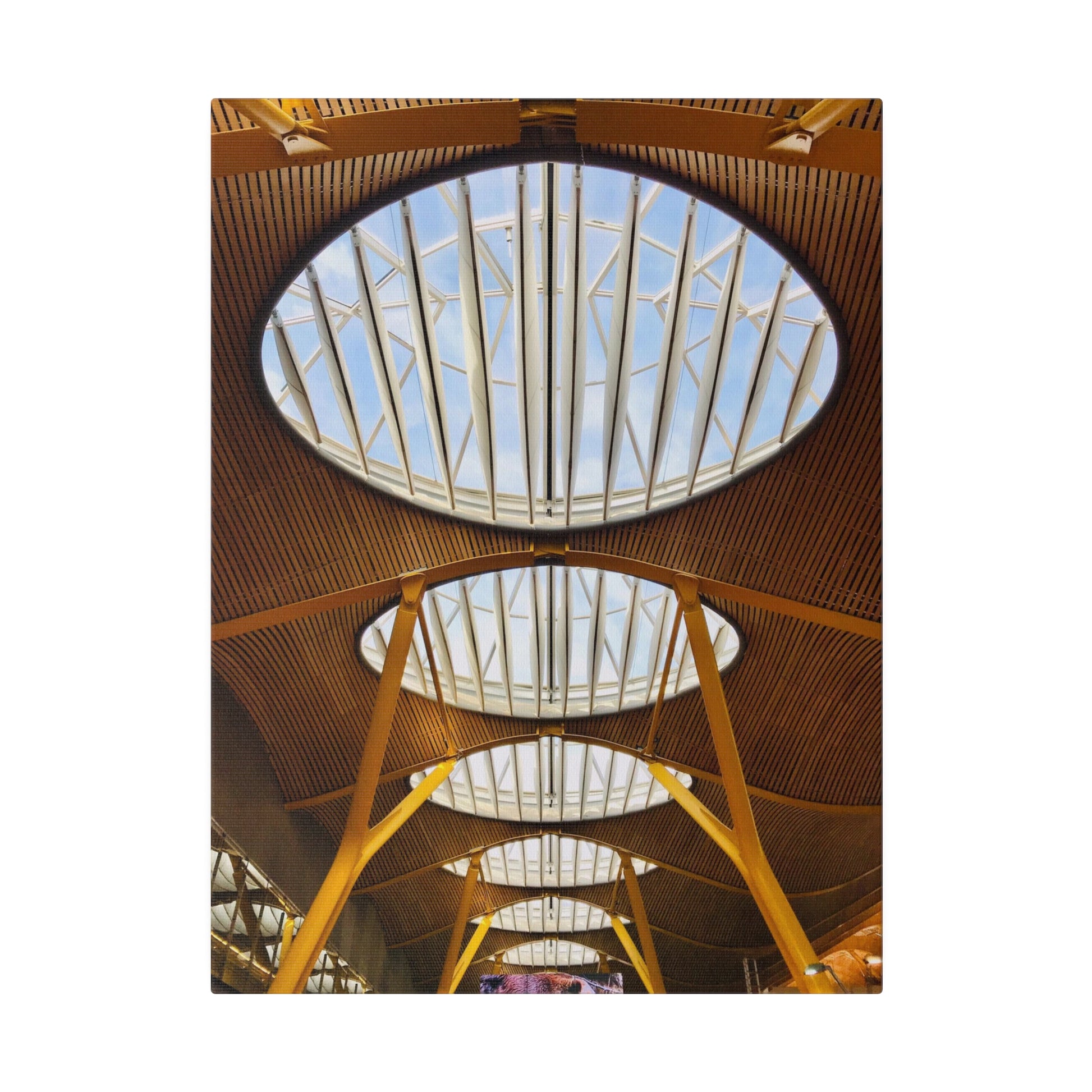 Barajas International Airport Madrid, Canvas Print - Matthew Webb Photography