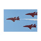 Red Arrows, Silverstone, Canvas Print - Matthew Webb Photography