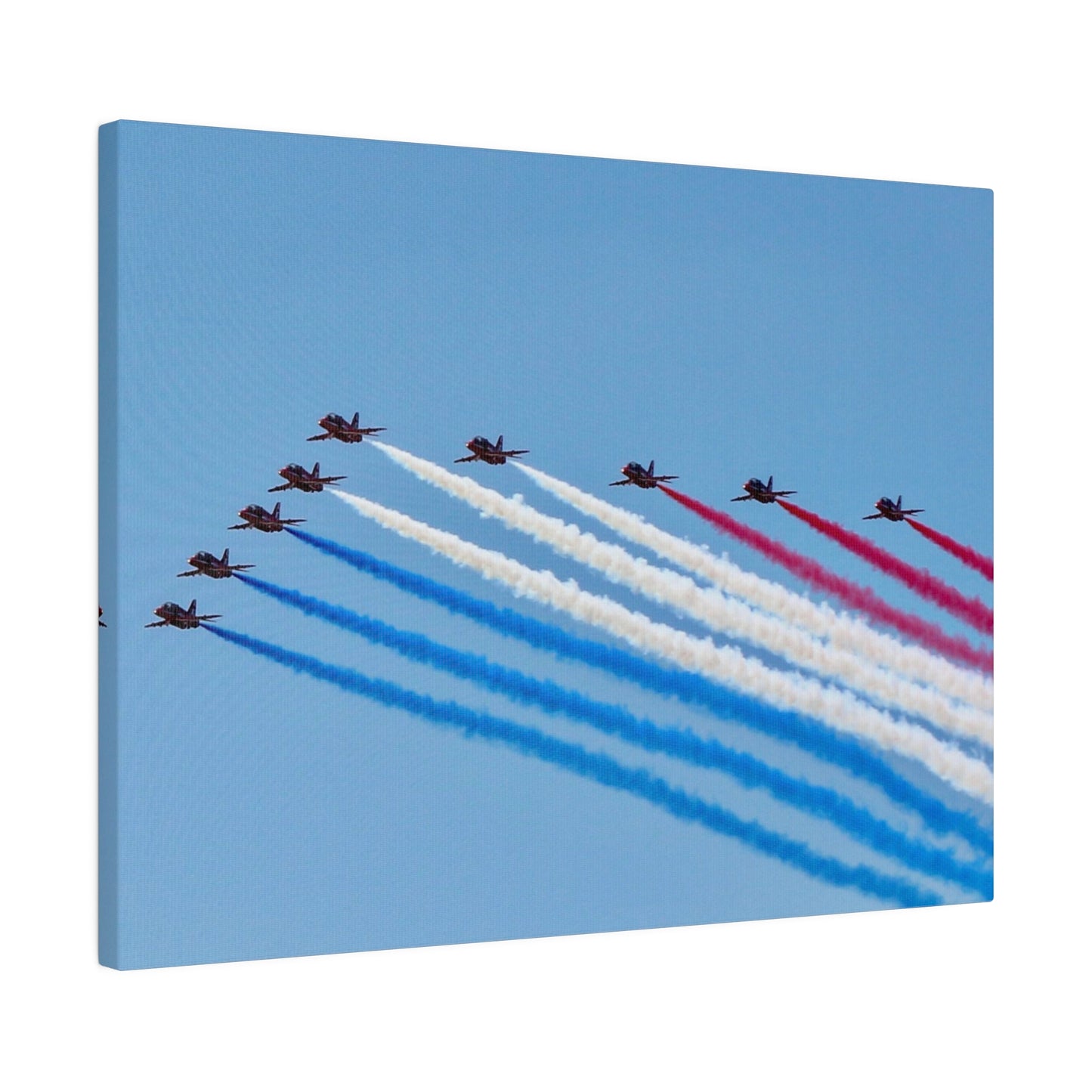 Red Arrows, Silverstone, Canvas Print - Matthew Webb Photography