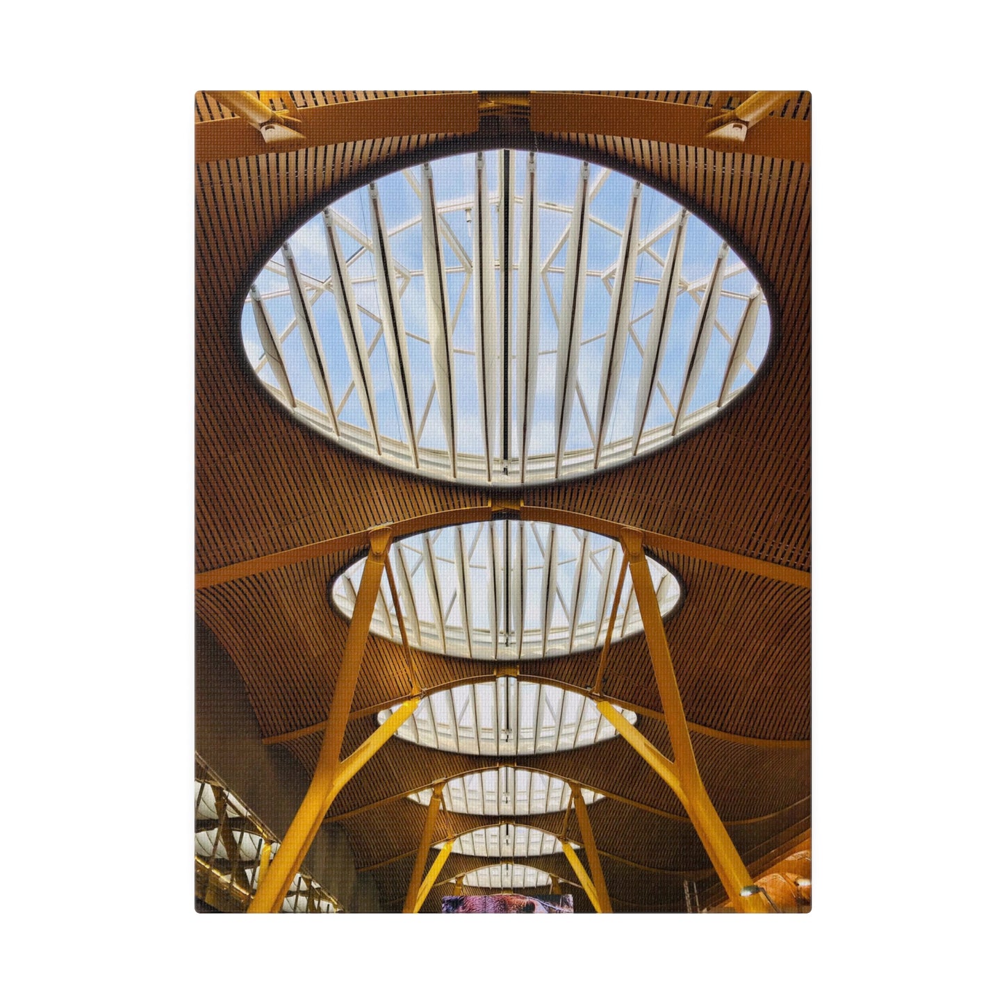 Barajas International Airport Madrid, Canvas Print - Matthew Webb Photography