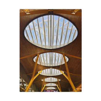 Barajas International Airport Madrid, Canvas Print - Matthew Webb Photography