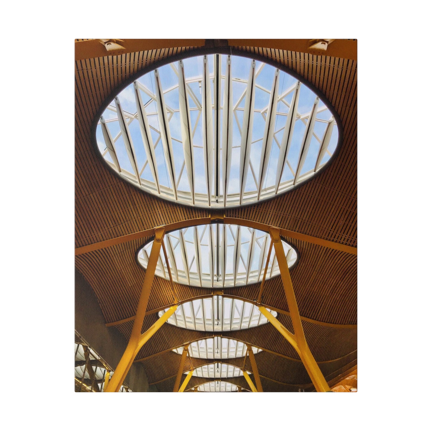 Barajas International Airport Madrid, Canvas Print - Matthew Webb Photography