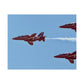 Red Arrows, Silverstone, Canvas Print - Matthew Webb Photography