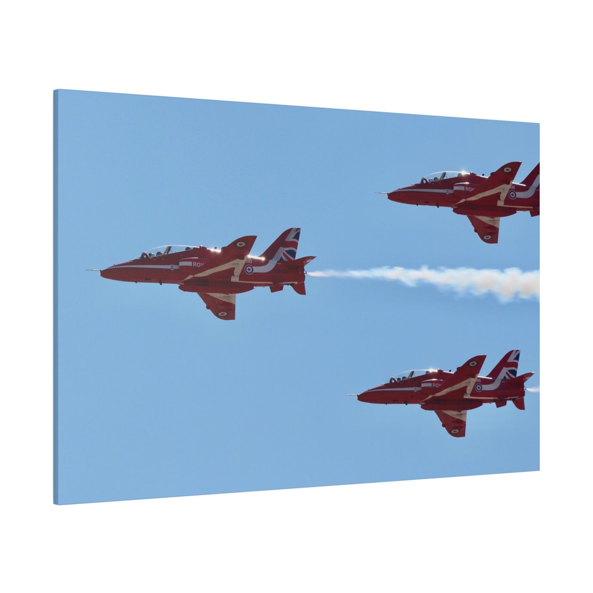 Red Arrows, Silverstone, Canvas Print - Matthew Webb Photography