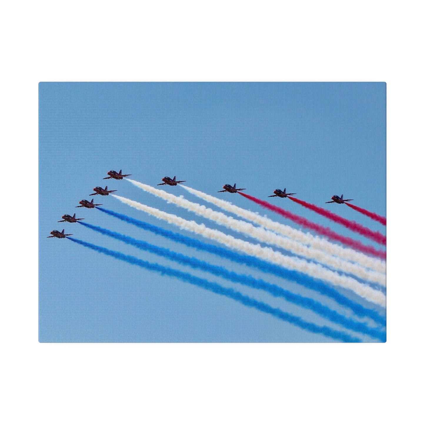 Red Arrows, Silverstone, Canvas Print - Matthew Webb Photography