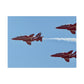 Red Arrows, Silverstone, Canvas Print - Matthew Webb Photography