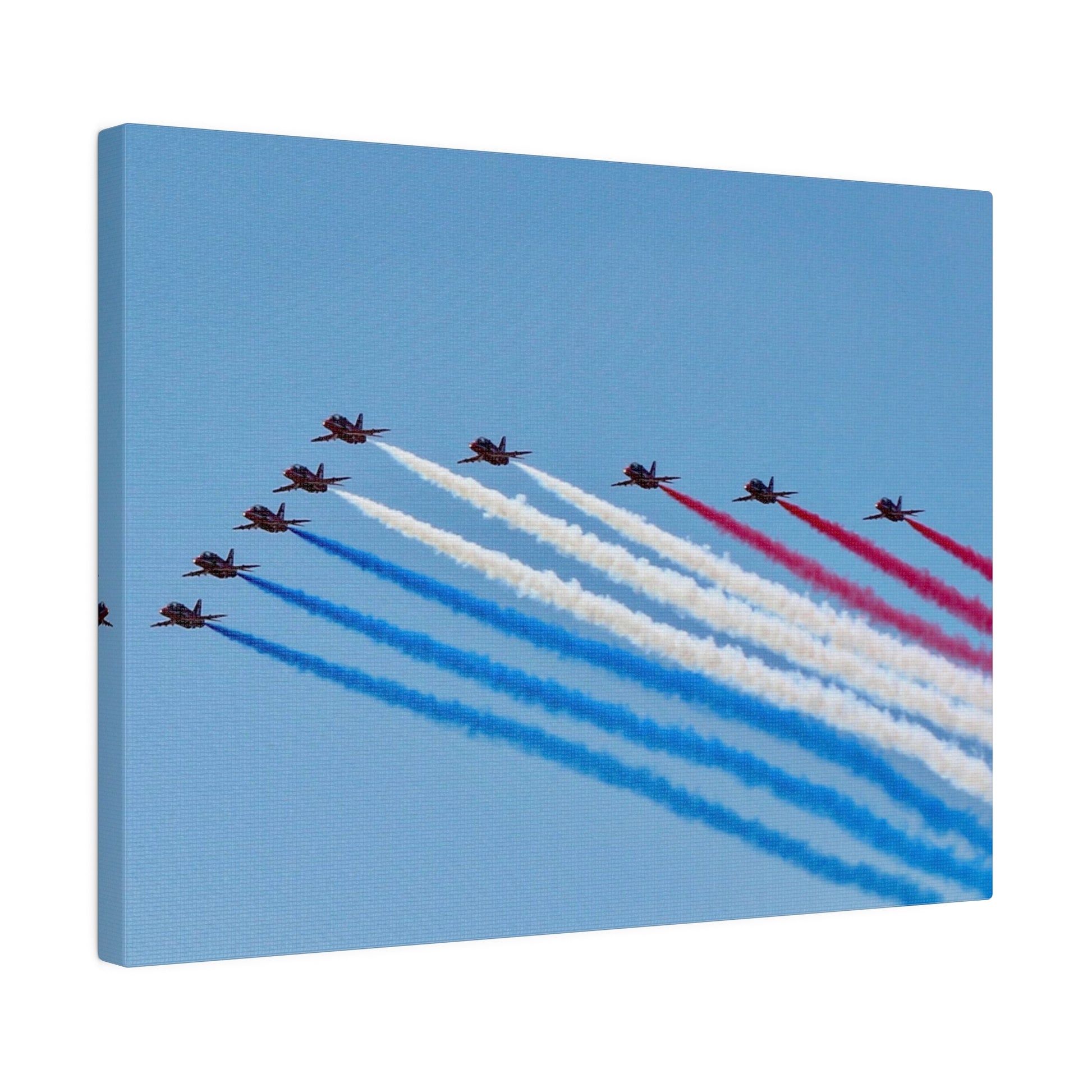 Red Arrows, Silverstone, Canvas Print - Matthew Webb Photography