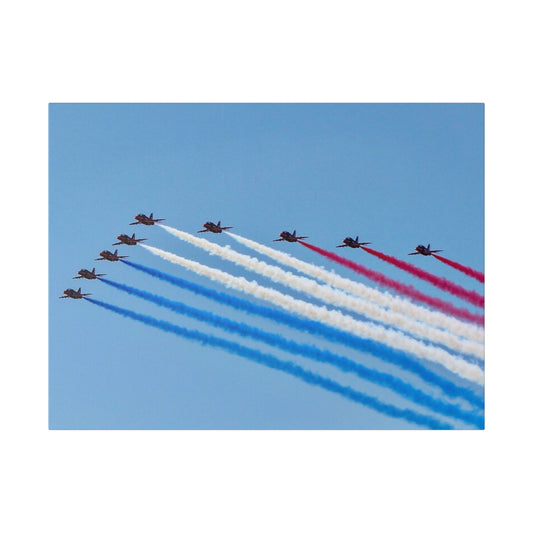 Red Arrows, Silverstone, Canvas Print - Matthew Webb Photography