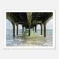 Bournemouth Beach Pier Print: Coastal Seascape Photography, UK Travel Decor - Matthew Webb Photography