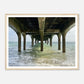 Bournemouth Beach Pier Print: Coastal Seascape Photography, UK Travel Decor - Matthew Webb Photography