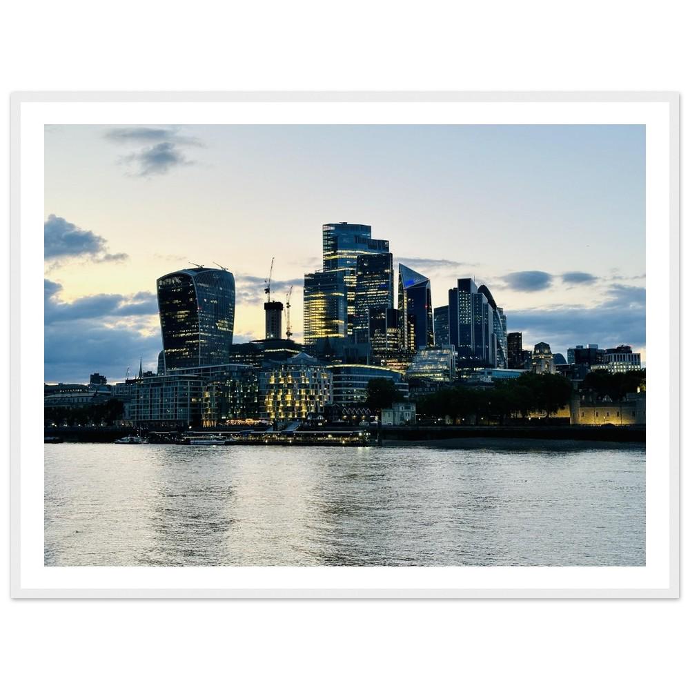 London Skyline Photography Print | Thames River Sunset - Matthew Webb Photography