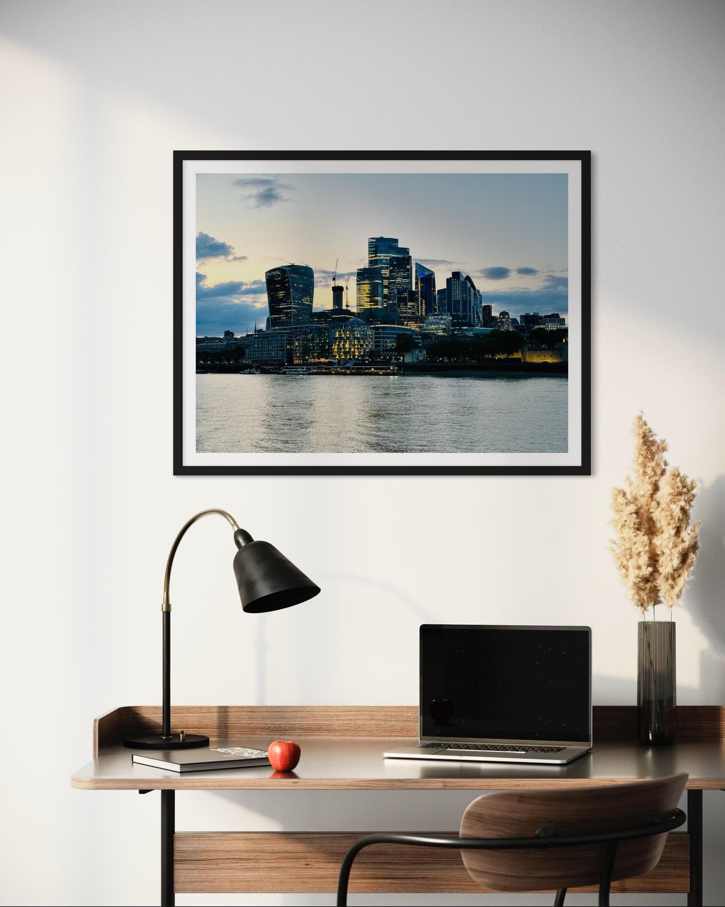 London Skyline Photography Print | Thames River Sunset - Matthew Webb Photography
