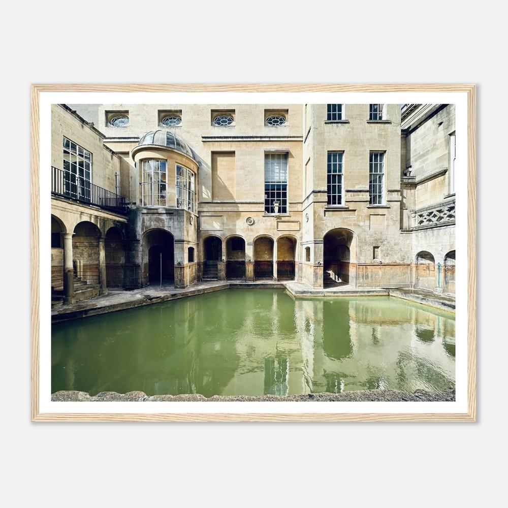 Roman Baths Photography Print | United Kingdom Travel Wall Art
