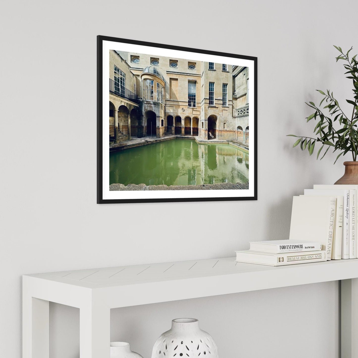 Roman Baths Photography Print | United Kingdom Travel Wall Art