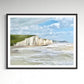 Seven Sisters Chalk Cliffs Print - Coastal Wall Art, Beach Landscape Photography, Digital / Print / Framed - Matthew Webb Photography