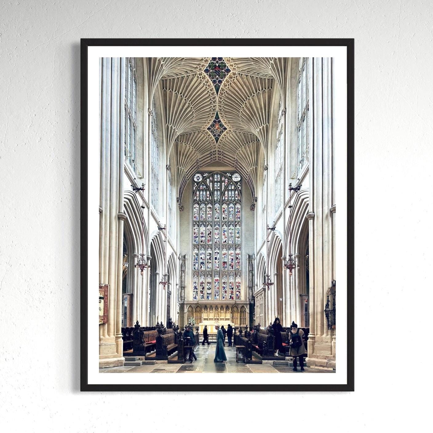 Bath Abbey Interior Print - Gothic Architecture Photography Wall Art - Matthew Webb Photography
