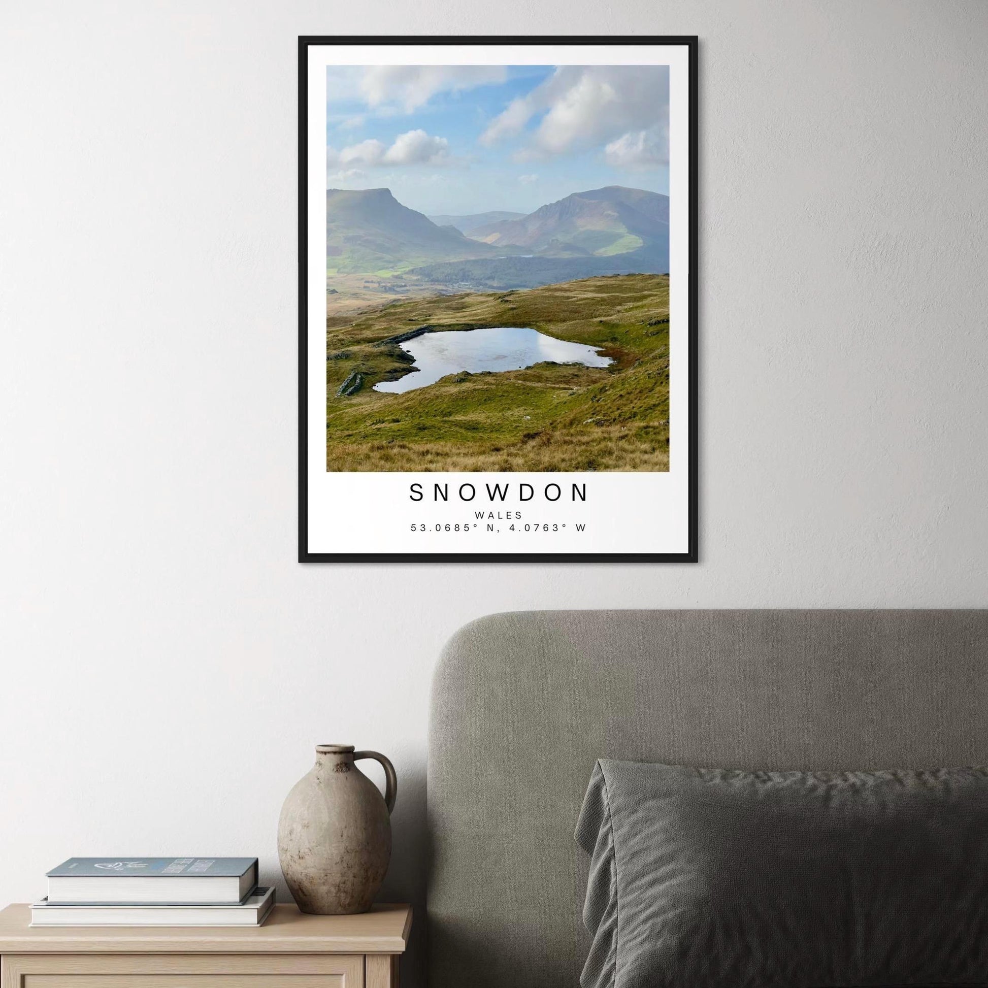Snowdonia Print - Wales Mountain Wall Art, Welsh Landscape, Minimalist Photography Travel Poster, Hiking Gift - Matthew Webb Photography