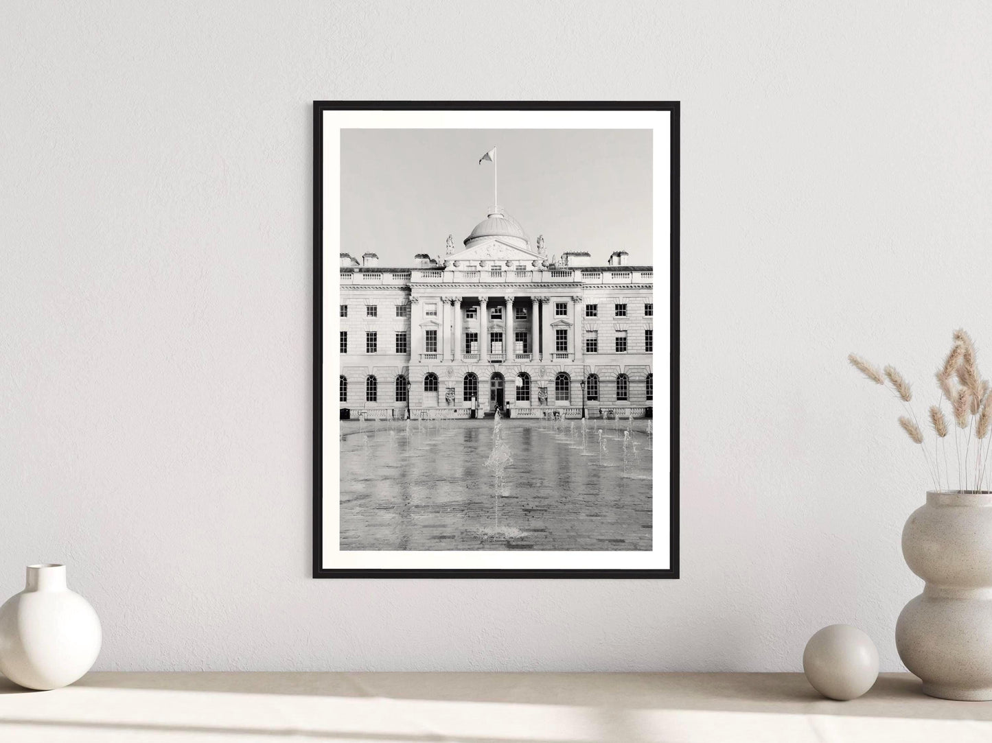 Somerset House London Print: Black and White Architecture Wall Art, Historic UK Photography - Matthew Webb Photography