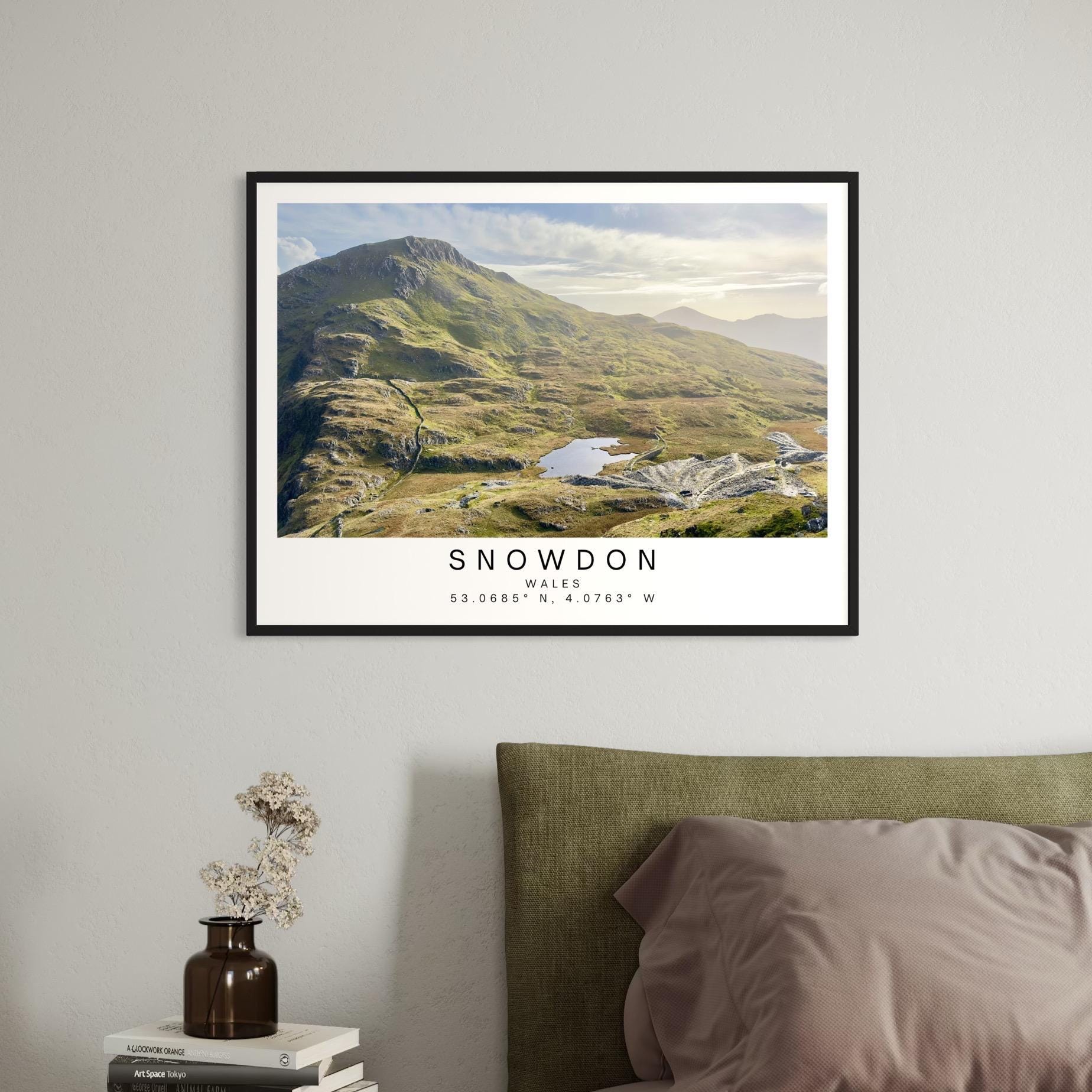 Snowdon Wales Print, Mountain Landscape Art, Minimalist Wall Decor - Matthew Webb Photography