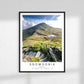 Snowdonia Mountain Print - Welsh Landscape Photography, Nature Decor Wall Art Poster