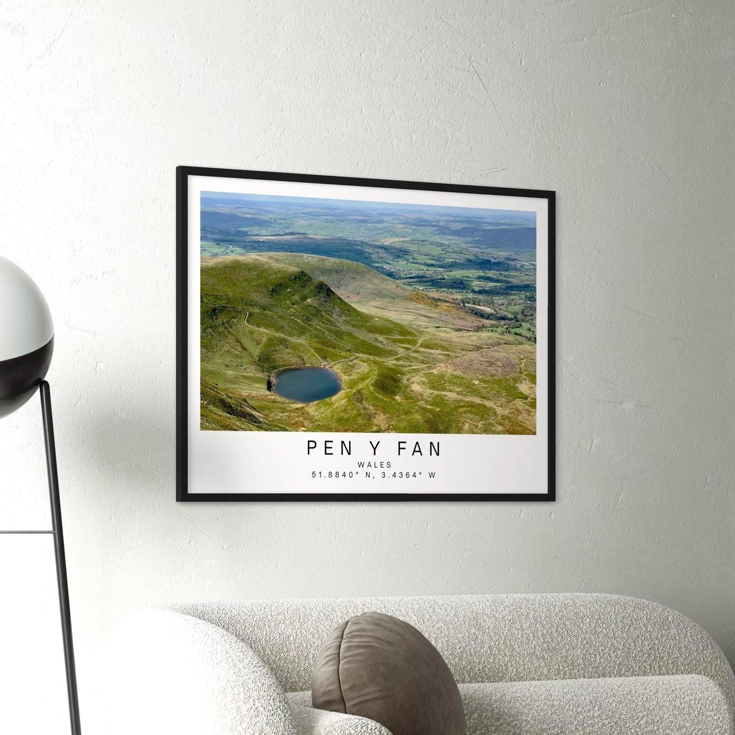 Pen Y Fan Mountain Print: Brecon Beacons Wall Art, Wales Travel Photography for Hikers