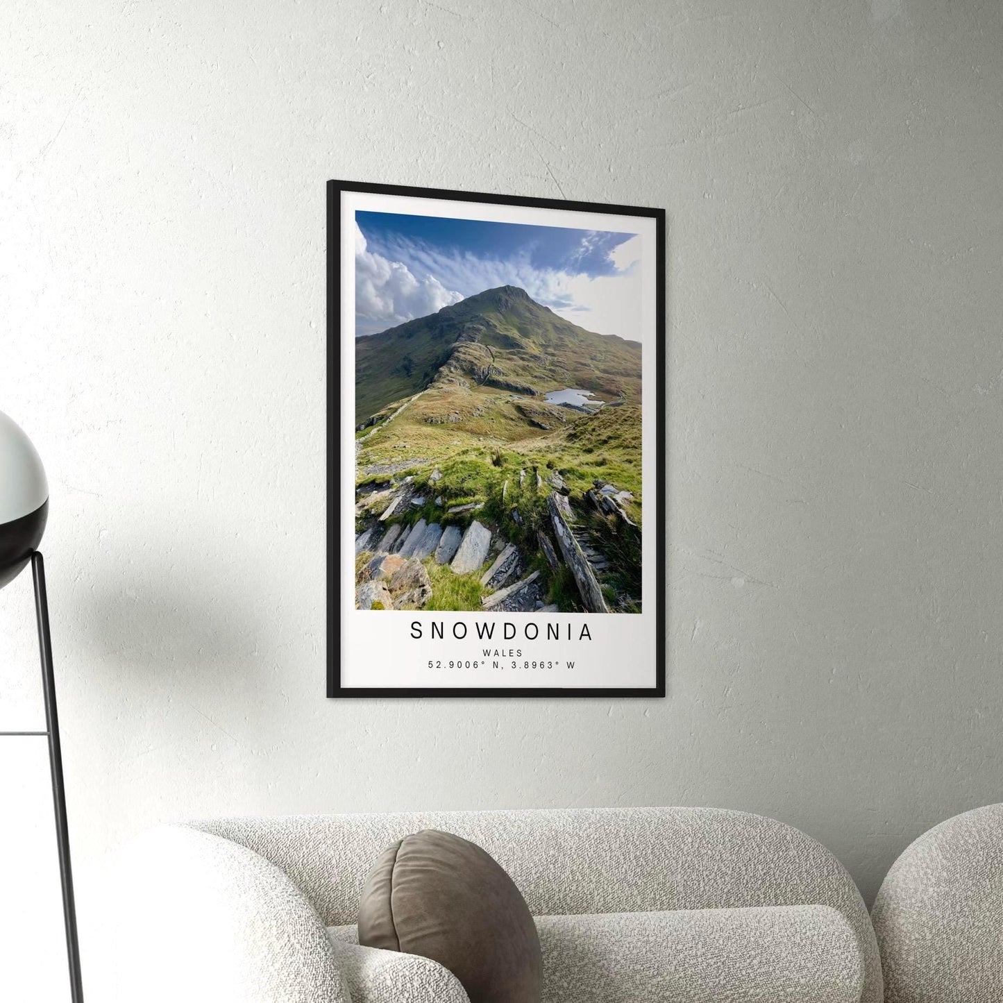 Snowdonia Mountain Print - Welsh Landscape Photography, Nature Decor Wall Art Poster