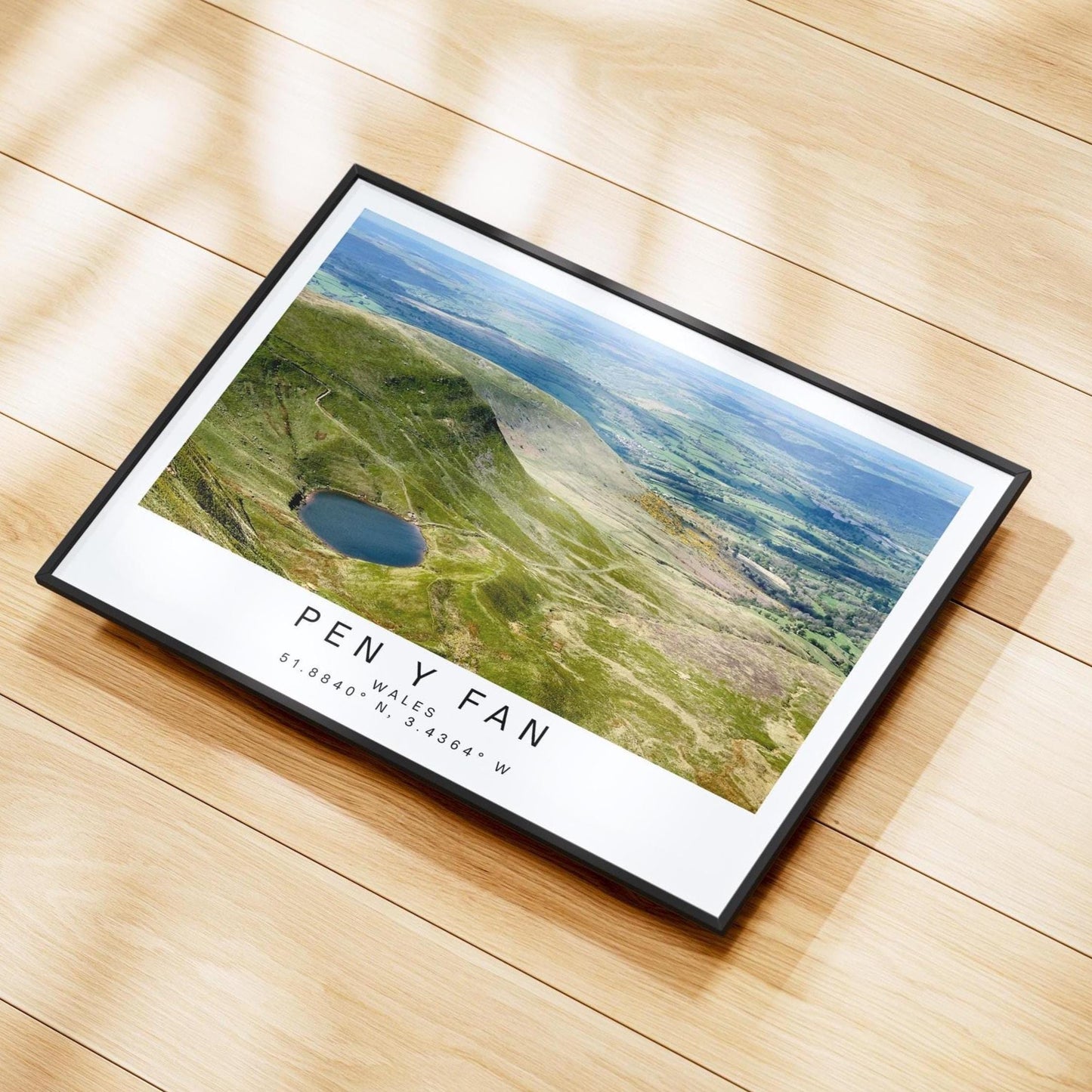Pen Y Fan Mountain Print: Brecon Beacons Wall Art, Wales Travel Photography for Hikers