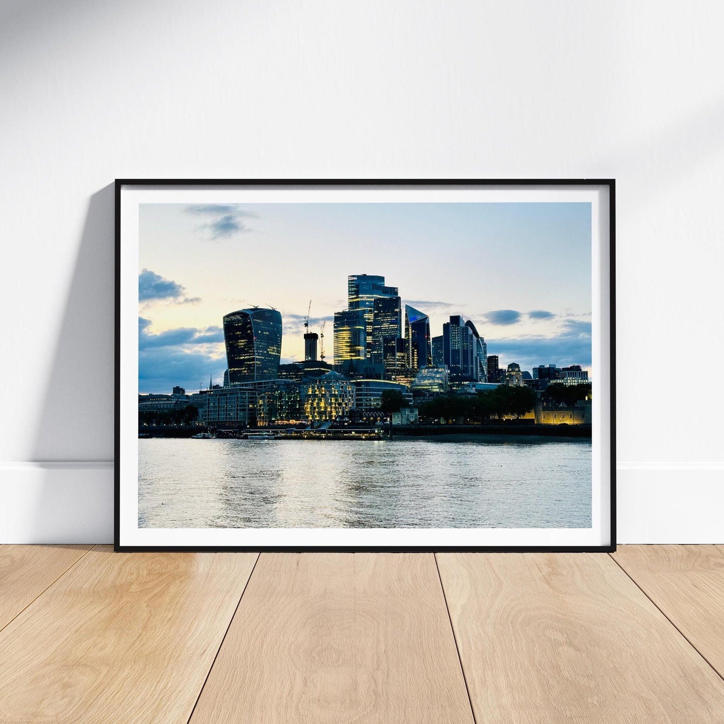 London Skyline Photography Print | Thames River Sunset - Matthew Webb Photography