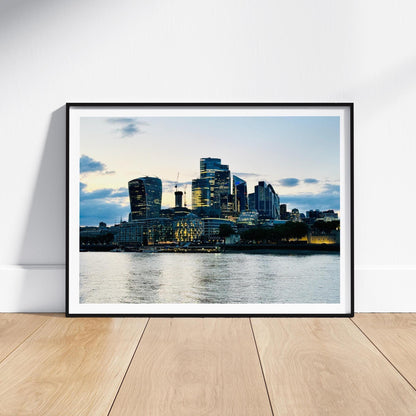 London Skyline Photography Print | Thames River Sunset - Matthew Webb Photography