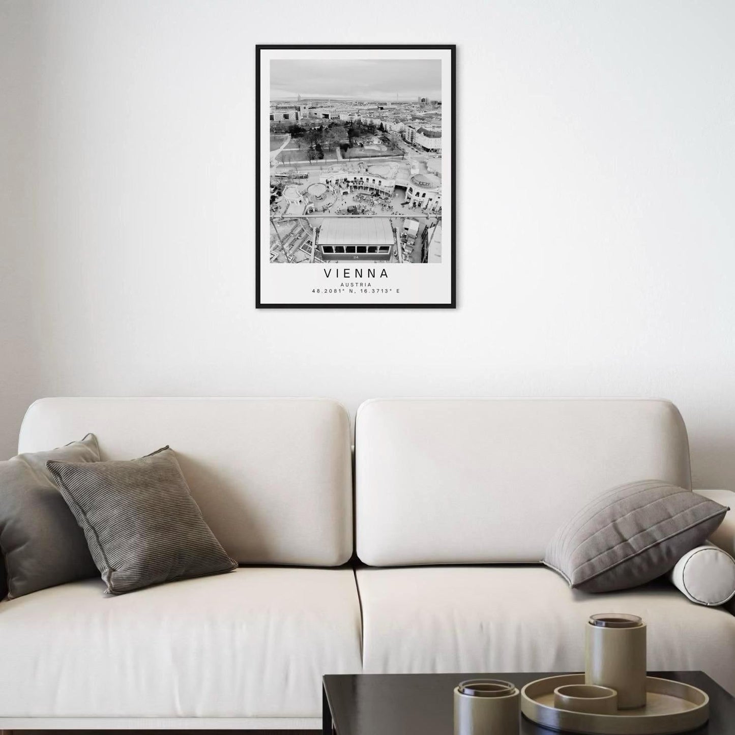 Vienna Prater Ferris Wheel Print: Austria Travel Wall Art, Scenic Landmark Photography, European Gift