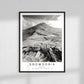 Snowdonia Mountain Print – Black and White Welsh Landscape Photography Wall Art