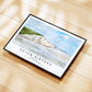 Seven Sisters Travel Poster - East Sussex Coastal Landscape Photography Wall Art, Framed personalized gift - Matthew Webb Photography
