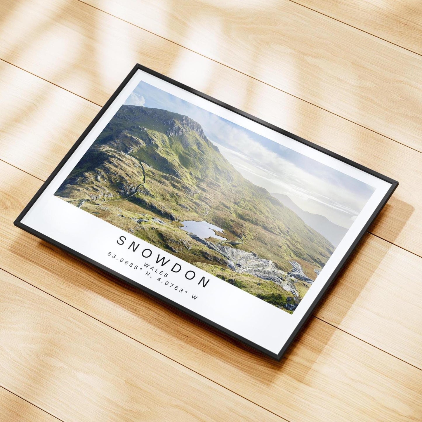 Snowdon Wales Print, Mountain Landscape Art, Minimalist Wall Decor - Matthew Webb Photography