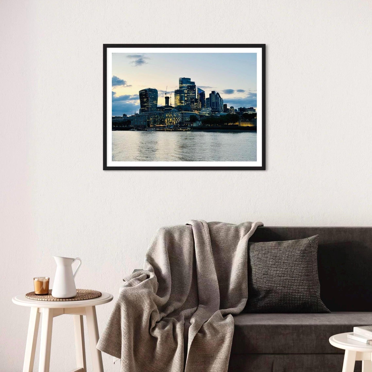 London Skyline Photography Print | Thames River Sunset - Matthew Webb Photography