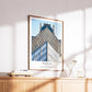 Louvre Pyramid Print - Paris Wall Art, French Architecture Travel Poster, Modern Photography - Matthew Webb Photography