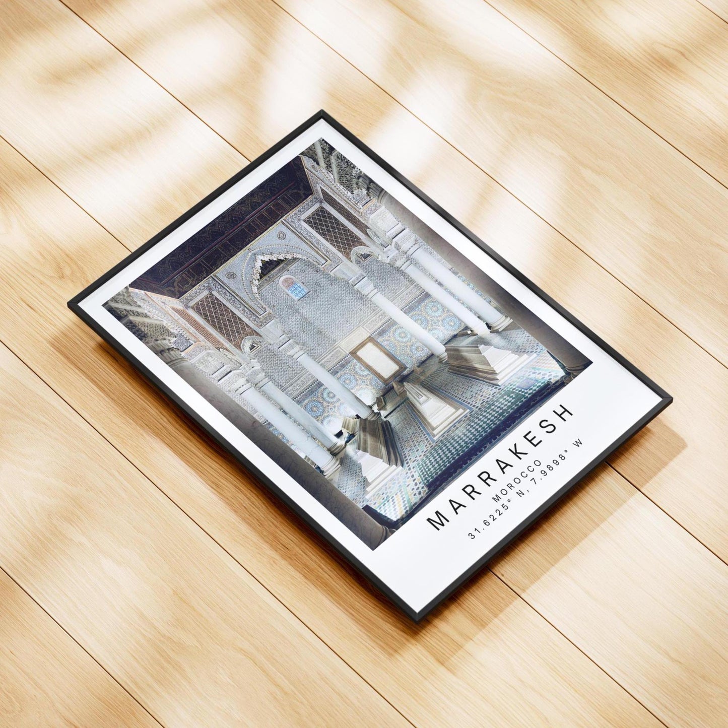 Marrakesh Saadian Tombs Print: Moroccan Architecture Wall Art, Islamic Photography Travel Gift - Matthew Webb Photography