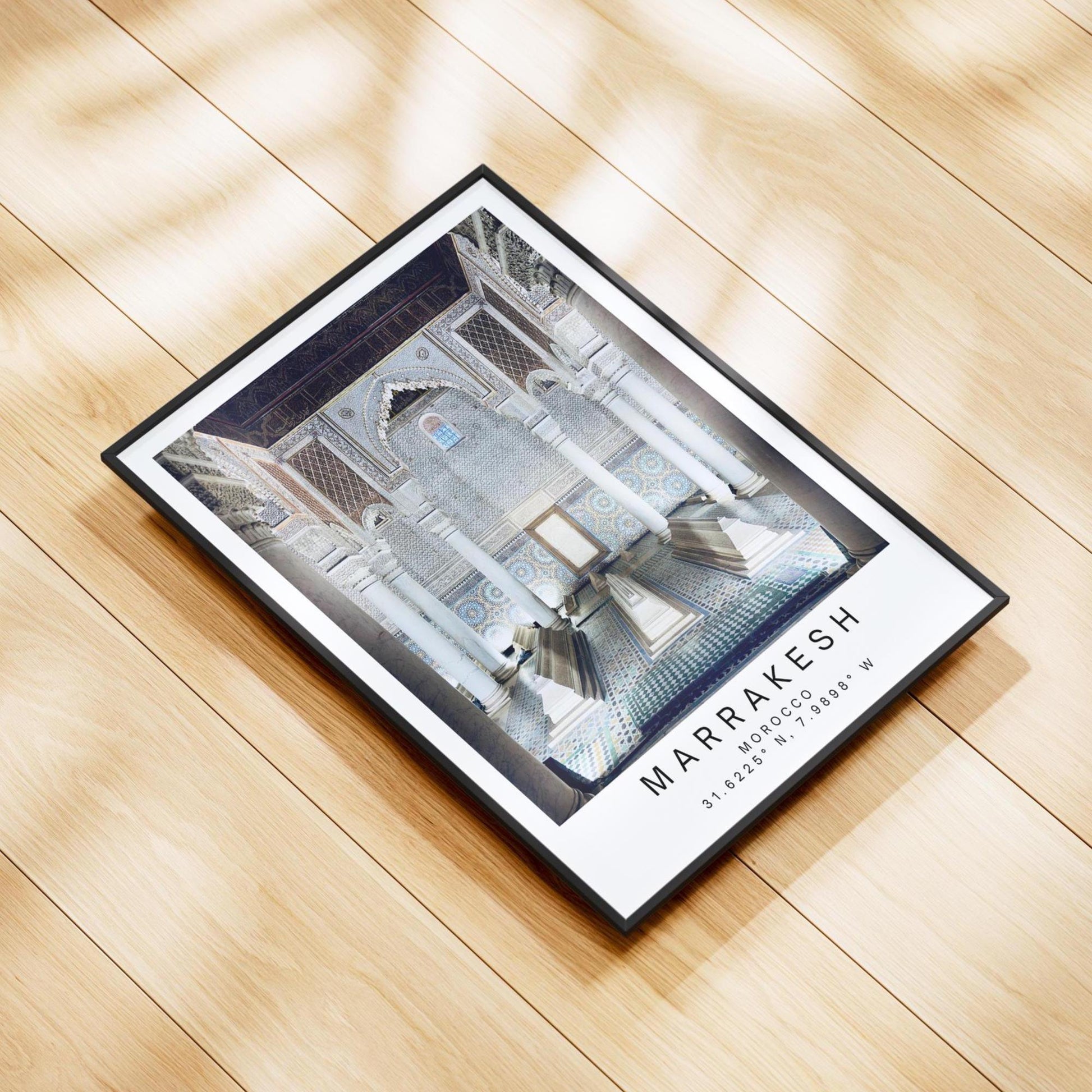 Marrakesh Saadian Tombs Print: Moroccan Architecture Wall Art, Islamic Photography Travel Gift - Matthew Webb Photography