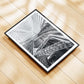 Tokyo Forum Wall Art Print - Black and White Geometric Poster, Japanese Architecture, Travel Gift
