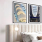 Zaha Hadid Poster - Vienna Architecture, Framed Modern Wall Art, Geometric Art Photography, Architect gift