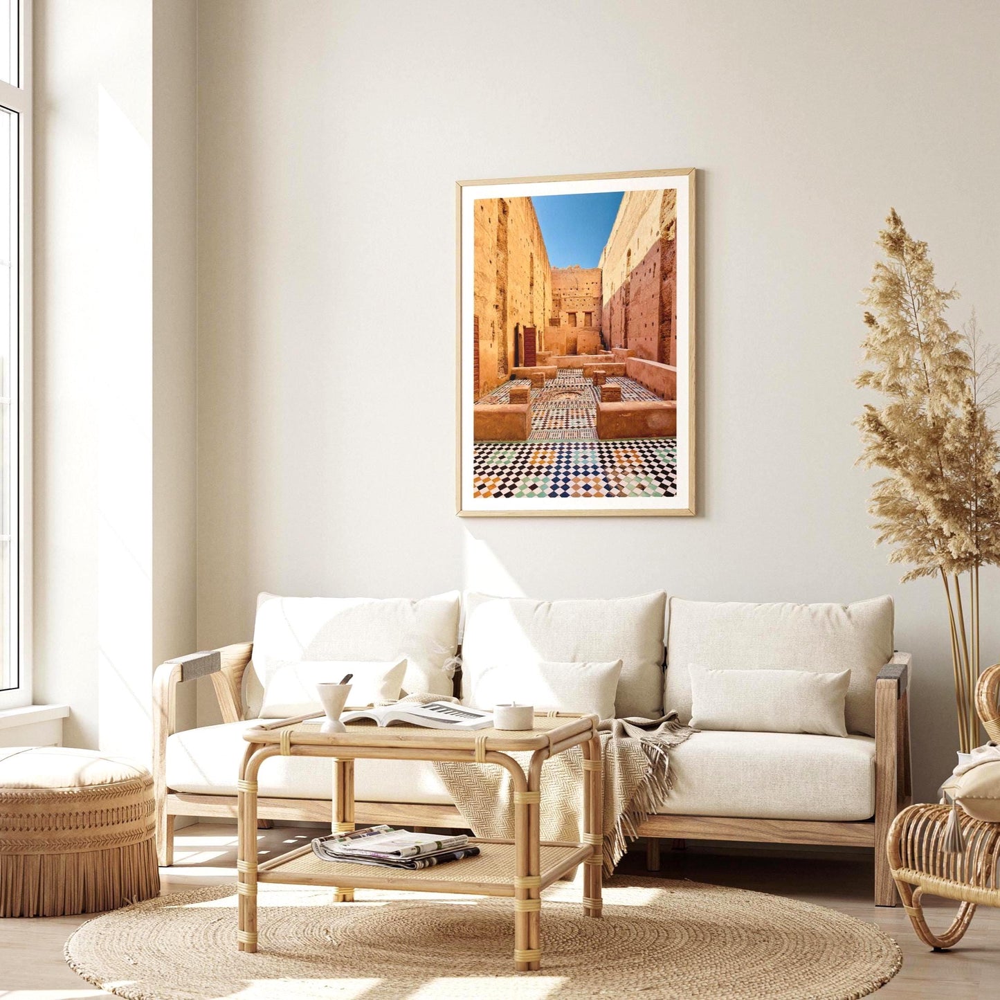 El Badi Palace Print: Marrakesh Morocco Photography, Islamic Architecture - Matthew Webb Photography